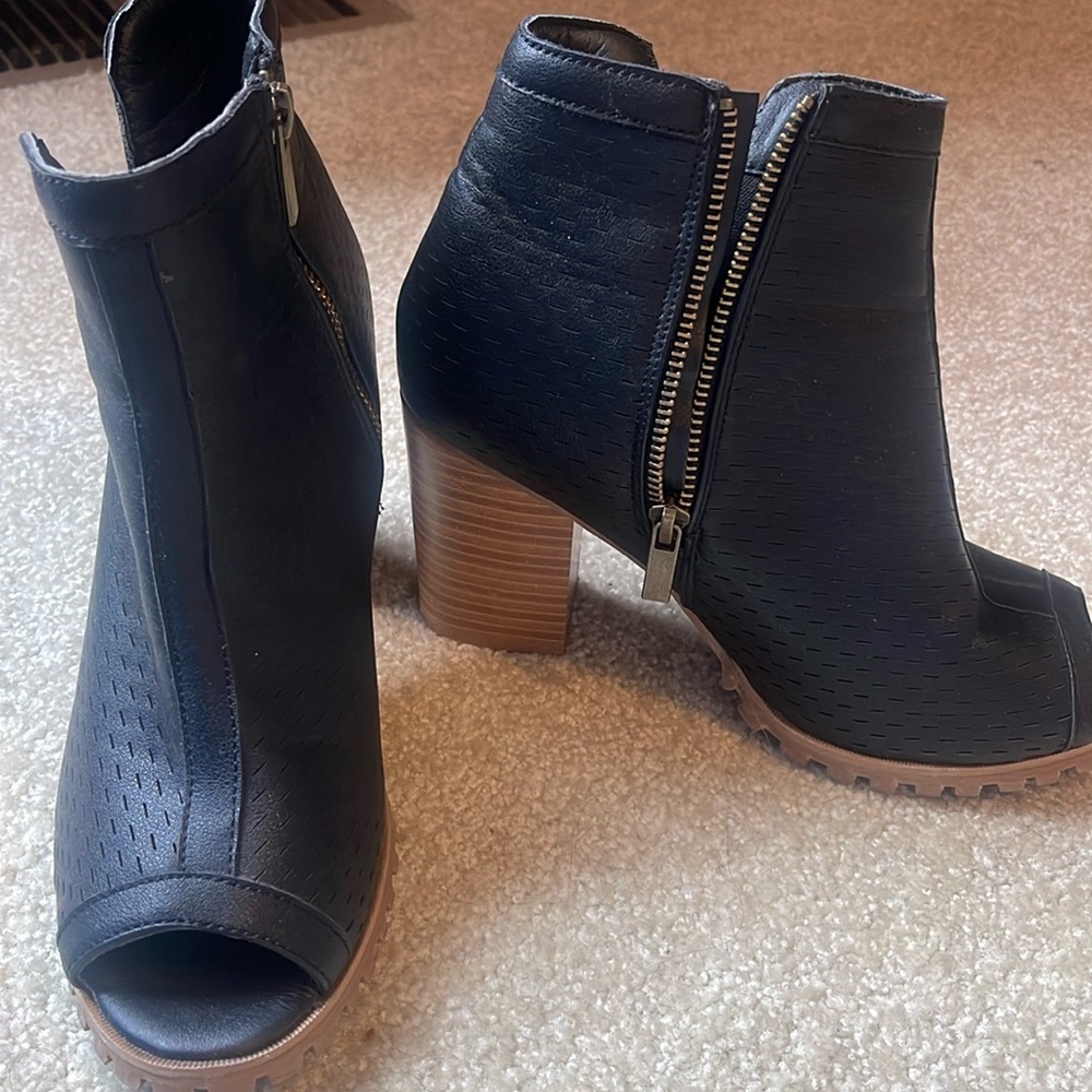 Black booties